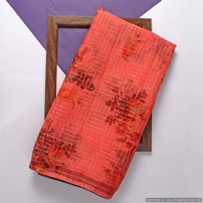 Ynf Maverick Fancy Party Wear Printed Organza Silk Latest Saree Collection